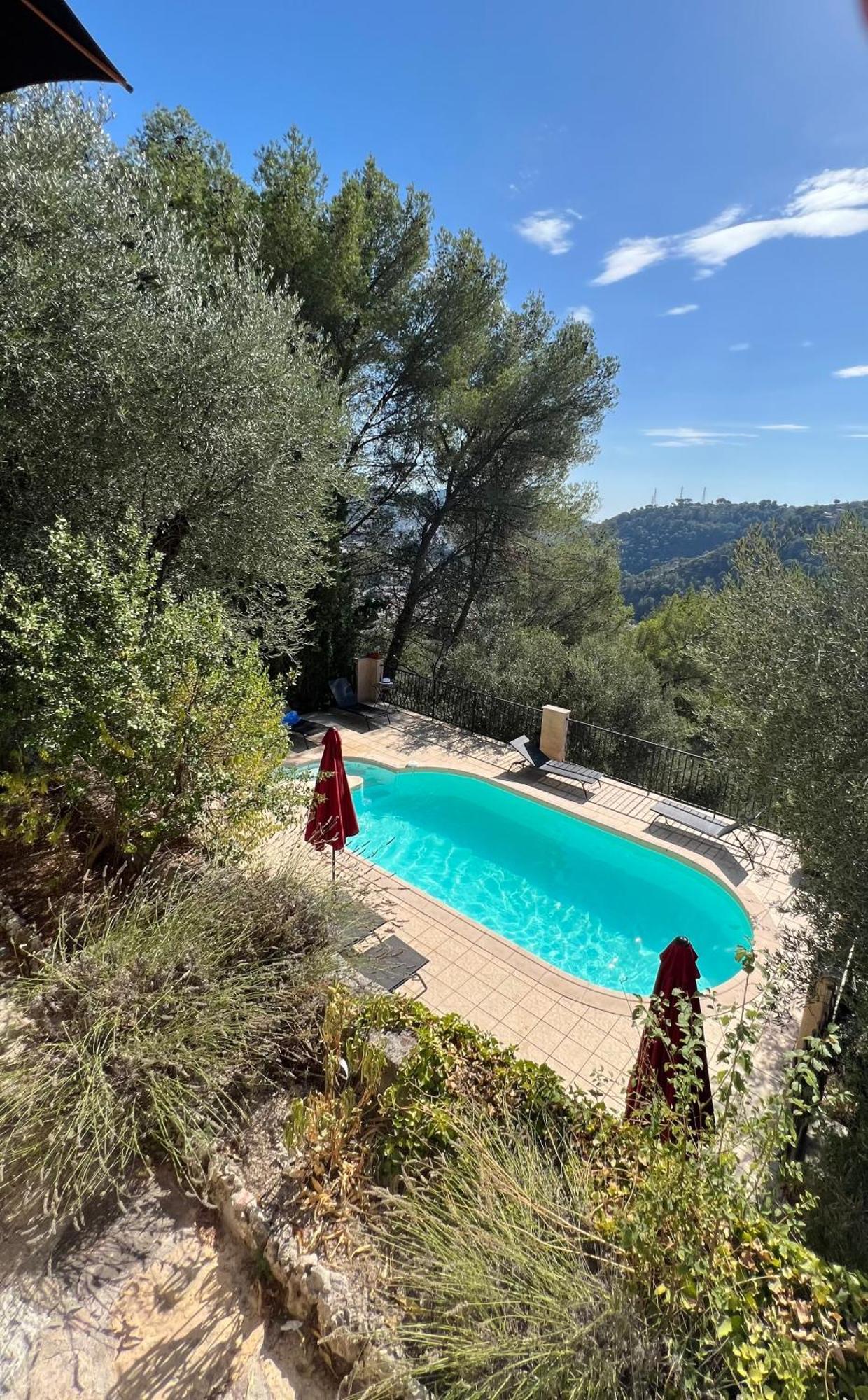 Entre Nice Et Monaco Grande Villa Avec Piscine Privee 12 Personnes Drap Exterior foto